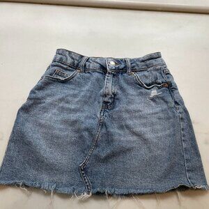 Denim Mini Skirt